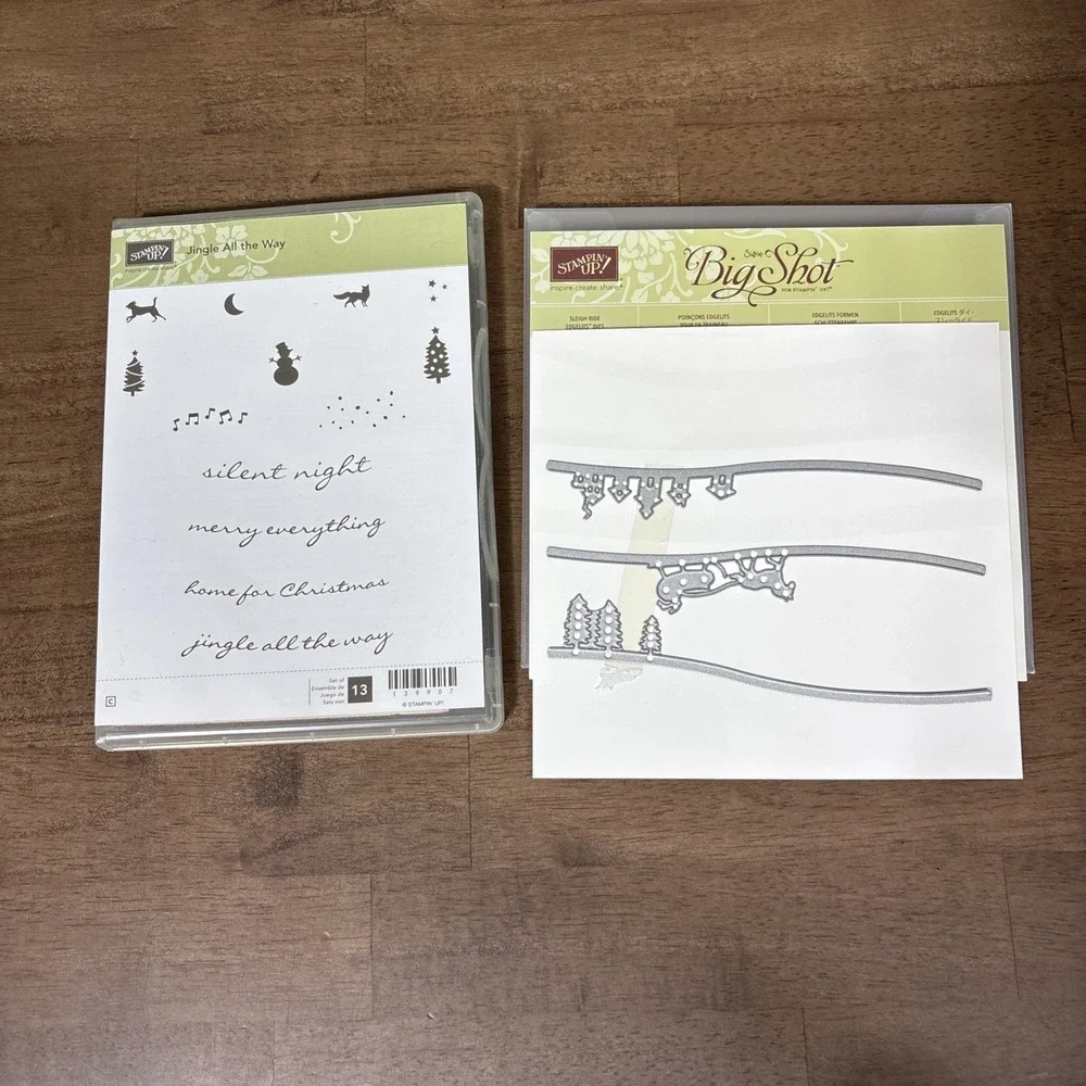 Stampin' Up! Jingle All The Way & Sleigh Ride Edgelits Dies